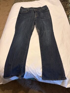 Women’s Boot Cut Jeans - Dark Blue